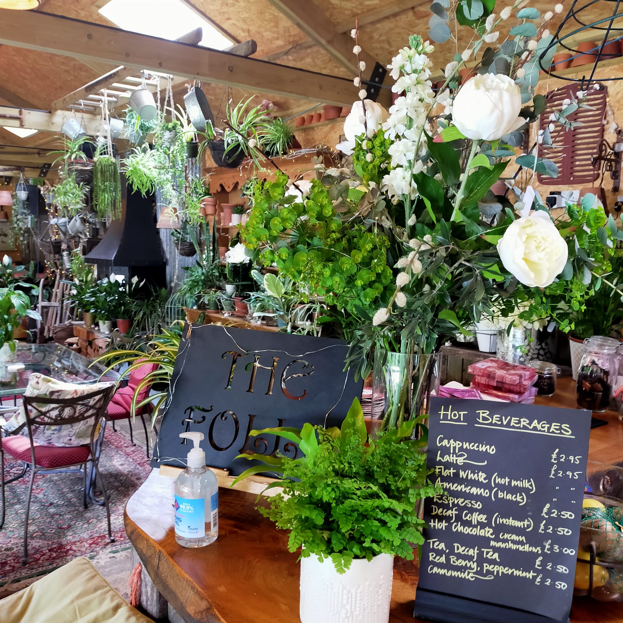 Inside of the Potting Shed at the Folly Inn Napton