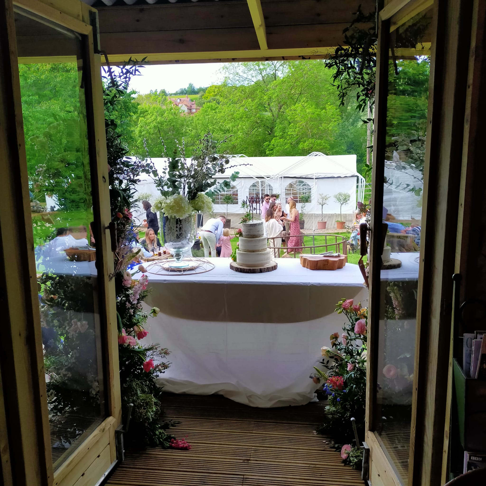 A wedding in the Potting Shed
