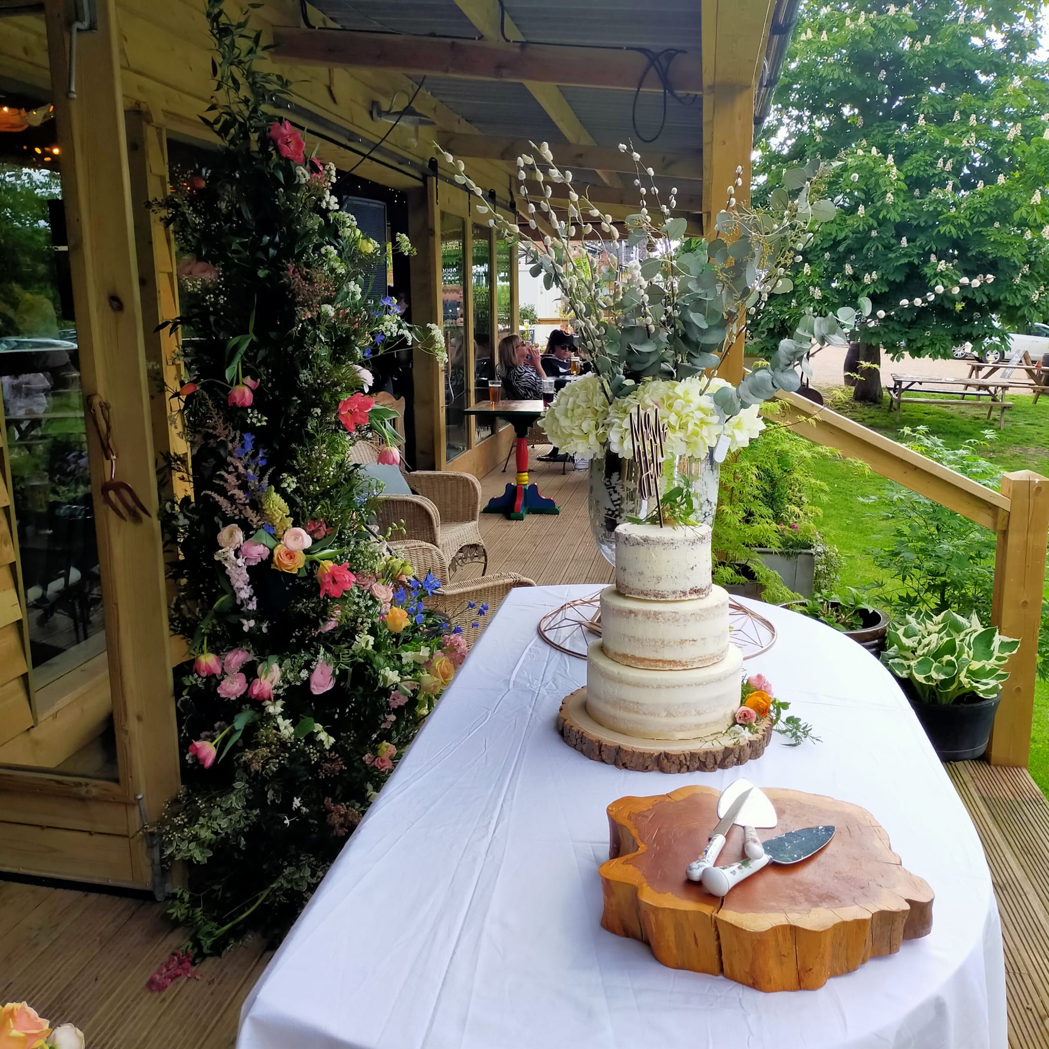 A wedding in the Potting Shed